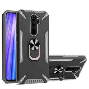 For Xiaomi Redmi Note 8 Pro PC + TPU Protective Case with 360 Degrees Rotatable Ring Holder(Gray)