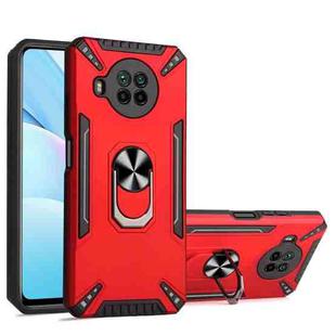 For Xiaomi Redmi Note 9 Pro 5G PC + TPU Protective Case with 360 Degrees Rotatable Ring Holder(Red)