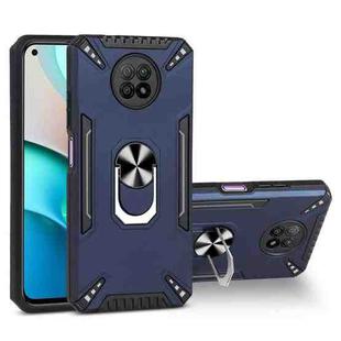 For Xiaomi Redmi Note 9 5G PC + TPU Protective Case with 360 Degrees Rotatable Ring Holder(Royal Blue)