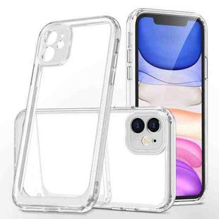 For iPhone 11 Crystal Clear Shockproof PC + TPU Protective Case (Transparent)