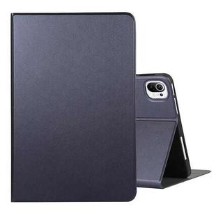 For Xiaomi Pad 5 Voltage Craft Texture TPU Horizontal Flip Protective Case with Holder(Dark Blue)
