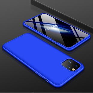 For iPhone 11 GKK Three Stage Splicing Full Coverage PC Protective Case(Blue)