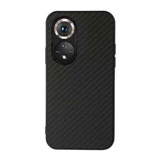 For Honor 50 Pro Accurate Hole Carbon Fiber Texture Shockproof Case(Black)