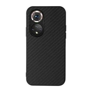 For Honor 50 Accurate Hole Carbon Fiber Texture Shockproof Case(Black)