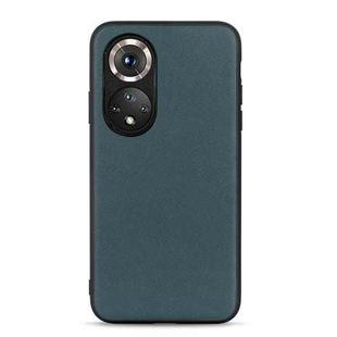 For Honor 50 Pro Accurate Hole Sheep Texture Leather Shockproof Case(Green)