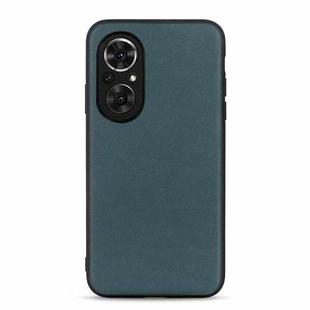 For Honor 50 SE Accurate Hole Sheep Texture Leather Shockproof Case(Green)