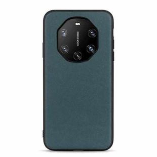 For Huawei Mate 40 RS Accurate Hole Sheep Texture Leather Shockproof Case(Green)