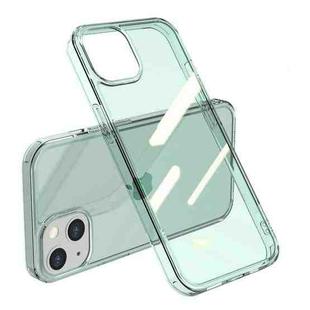 For iPhone 13 mini Shockproof TPU + Single-sided Glass Protective Case (Translucent Green)