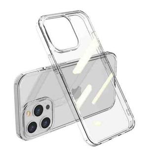 For iPhone 13 Pro Shockproof TPU + Single-sided Glass Protective Case (Transparent)
