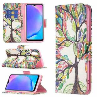 For vivo Y11 / Y15 / Y12 / Y17 Colored Drawing Pattern Horizontal Flip Leather Case with Holder & Card Slots & Wallet(Life Tree)