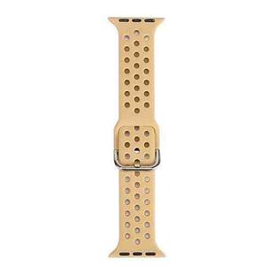 Silicone Watch Band For Apple Watch Ultra 49mm / Series 8&7 45mm / SE 2&6&SE&5&4 44mm / 3&2&1 42mm(Walnut)