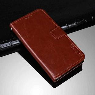 idewei Crazy Horse Texture Horizontal Flip Leather Case with Holder & Card Slots & Wallet For OPPO A93s 5G(Brown)