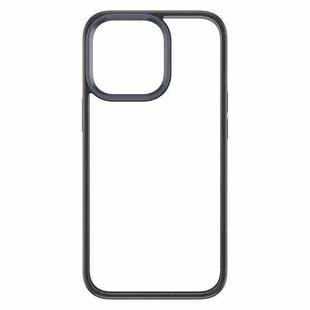 ROCK PC + TPU Udun Transparent Protective Case For iPhone 13 Pro Max(Black)