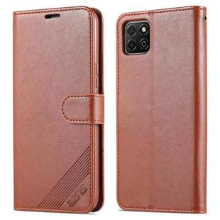 AZNS Sheepskin Texture Horizontal Flip Leather Case with Holder & Card Slots & Wallet For Honor Play 20(Brown)