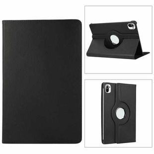 For Xiaomi Pad 5 Pro / Pad 5 360 Degree Rotation Litchi Texture Flip Leather Case with Holder(Black)