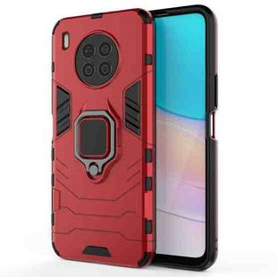 For Huawei nova 8i Foreign Version Shockproof PC + TPU Protective Case with Magnetic Ring Holder(Red)