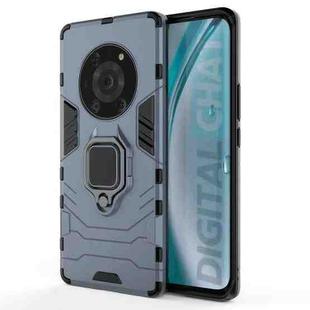 For Honor Magic3 Shockproof PC + TPU Protective Case with Magnetic Ring Holder(Navy Blue)