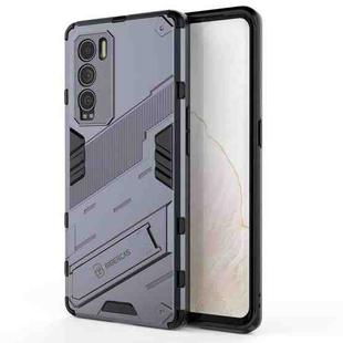For OPPO Realme GT Explorer Master Punk Armor 2 in 1 PC + TPU Shockproof Case with Invisible Holder(Grey)