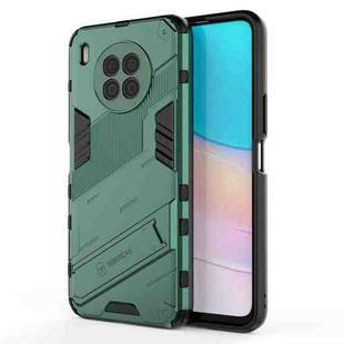 For Huawei nova 8i Foreign Version Punk Armor 2 in 1 PC + TPU Shockproof Case with Invisible Holder(Green)