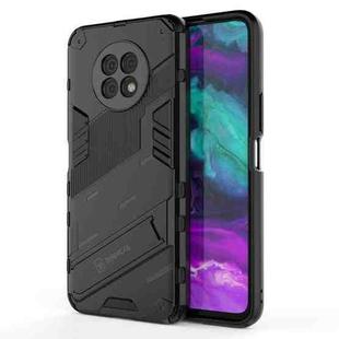 For Honor X20 Punk Armor 2 in 1 PC + TPU Shockproof Case with Invisible Holder(Black)
