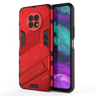 For Honor X20 Punk Armor 2 in 1 PC + TPU Shockproof Case with Invisible Holder(Red)