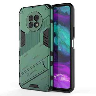 For Honor X20 Punk Armor 2 in 1 PC + TPU Shockproof Case with Invisible Holder(Green)