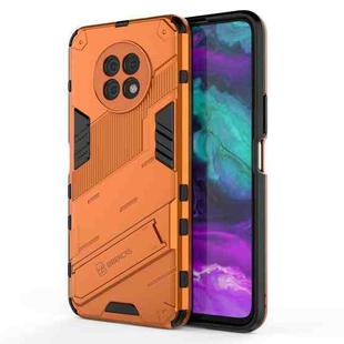 For Honor X20 Punk Armor 2 in 1 PC + TPU Shockproof Case with Invisible Holder(Orange)