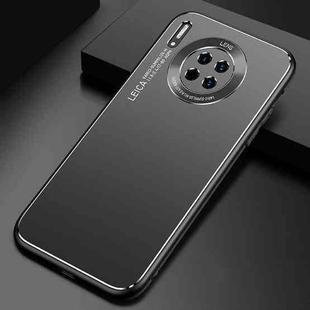 For Huawei Mate 30 Cool Frosted Metal TPU Shockproof Case(Black)