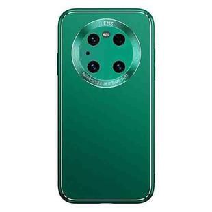 For Huawei Mate 40 Pro Cool Frosted Metal TPU Shockproof Case(Green)