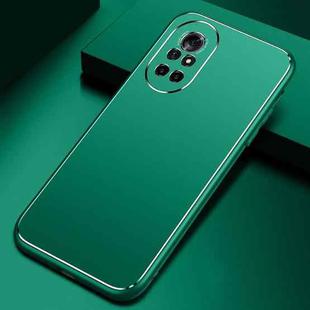 For Huawei nova 8 Cool Frosted Metal TPU Shockproof Case(Green)