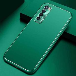 For Huawei nova 7 Cool Frosted Metal TPU Shockproof Case(Green)