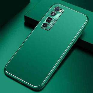 For Huawei nova 7 Pro Cool Frosted Metal TPU Shockproof Case(Green)