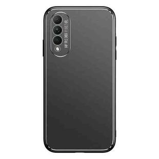 For Honor X20 Cool Frosted Metal TPU Shockproof Case(Black)