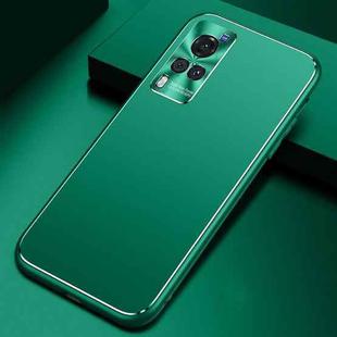 For vivo X60 Cool Frosted Metal TPU Shockproof Case(Green)