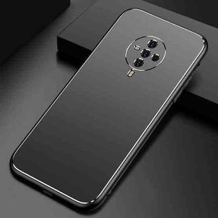For vivo S6 5G Cool Frosted Metal TPU Shockproof Case(Black)