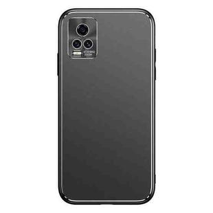 For vivo S7 Cool Frosted Metal TPU Shockproof Case(Black)