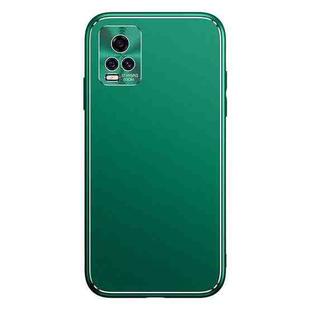For vivo S7 Cool Frosted Metal TPU Shockproof Case(Green)
