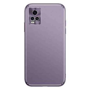 For vivo S7 Cool Frosted Metal TPU Shockproof Case(Purple)