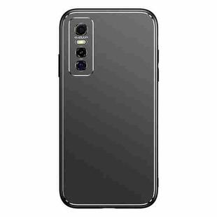 For vivo S7e / Y73s Cool Frosted Metal TPU Shockproof Case(Black)