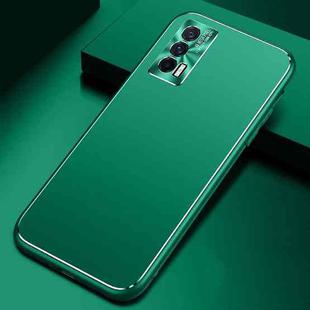 For vivo iQOO Neo5 Cool Frosted Metal TPU Shockproof Case(Green)