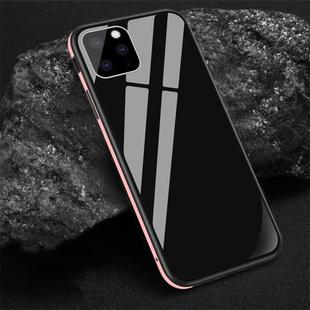 For iPhone 11 Pro SULADA Shockproof Aviation Aluminum Metal Frame + Nano Glass + TPU Protective Case(Pink)