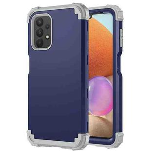 For Samsung Galaxy A32 5G / A12 5G / A13 5G 3 in 1 Shockproof PC + Silicone Protective Case(Navy Blue + Grey)