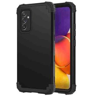 For Samsung Galaxy A82 5G 3 in 1 Shockproof PC + Silicone Protective Case(Black)
