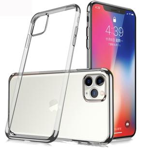 For iPhone 11 Pro SULADA Shockproof TPU Plating Protective Case(Silver)