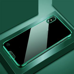 For iPhone X / XS SULADA Borderless Plated PC Protective Case(Green)