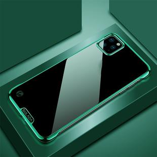 For iPhone 11 Pro SULADA Borderless Plated PC Protective Case(Green)