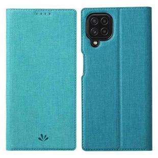 For Samsung Galaxy A22 4G ViLi DMX Series Shockproof TPU + PU Leather Magnetic Attraction Horizontal Flip Case with Card Slot & Holder(Blue)