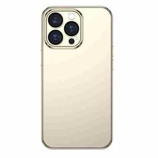 For iPhone 13 Pro Max TOTUDESIGN AA-155 Soft Jane Series Hardcover Edition Shockproof Electroplating TPU Protective Case (Gold)