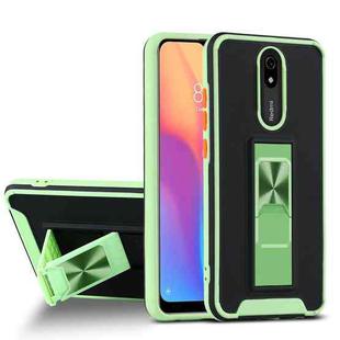 For Xiaomi Redmi 8A Dual-color Skin Feel TPU + PC Magnetic Shockproof Case with Invisible Holder(Green)