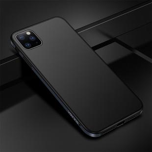 For iPhone 11 Pro Max SULADA Shockproof Aviation Aluminum Metal frame + TPU + Frosted Protective Case(Black)